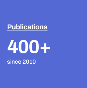400+ publications since 2010