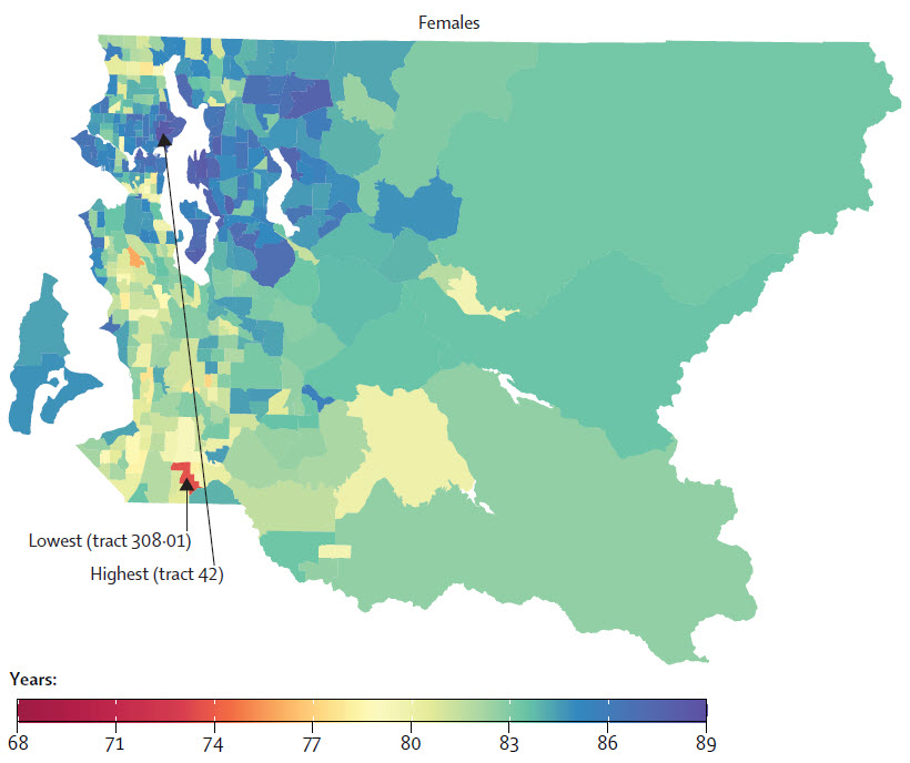 King County Population Density Map
