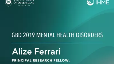 GBD 2019 mental health disorders, Alize Ferrari, principal research fellow, University of Queensland